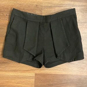 Zara Basic Black Dress Shorts